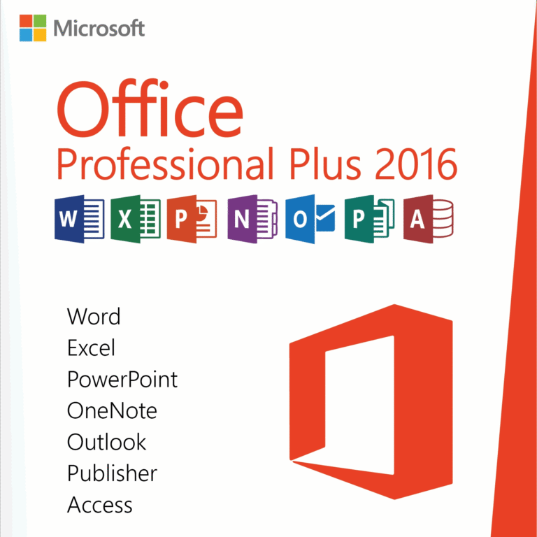 Microsoft Office 2016 Professional Plus License – Lifetime Activation