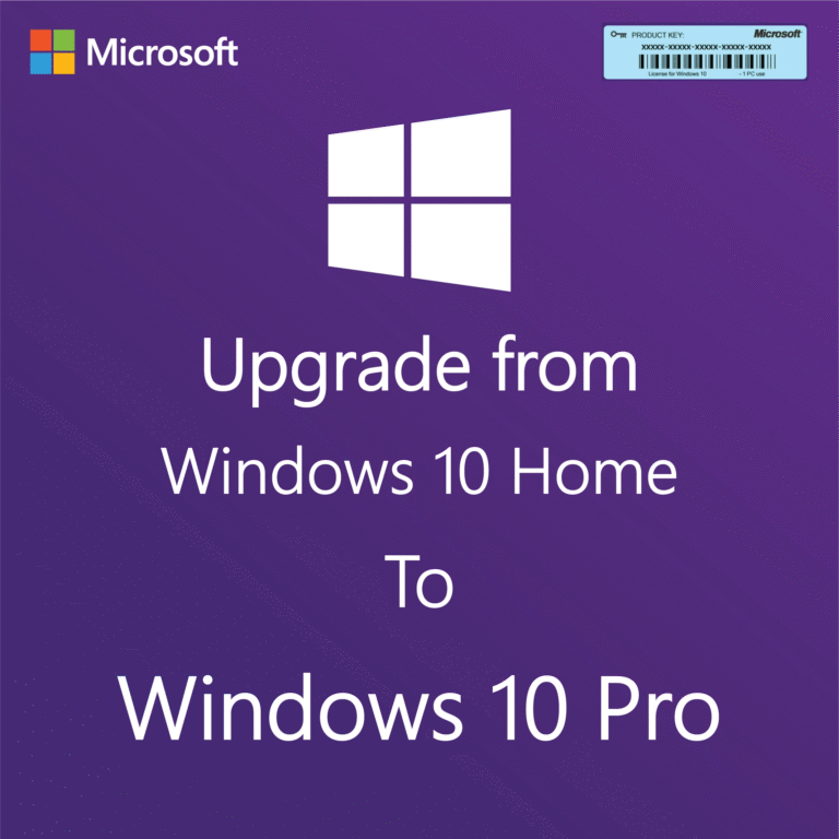 Genuine Windows 10 Pro Upgrade License Key - Instant Delivery
