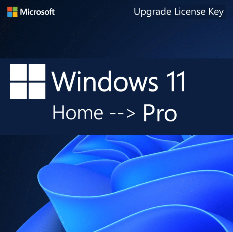 Upgrade Windows 11 Home to Pro - Genuine Digital License Key