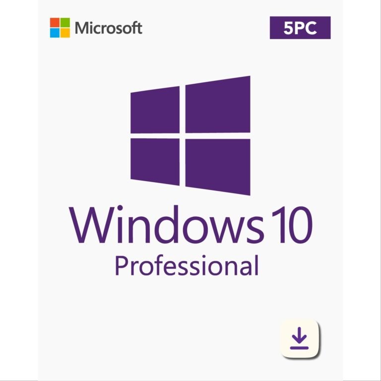 Genuine Windows 10 Pro License Key for 5 PCs - Instant Delivery | LuxePluse
