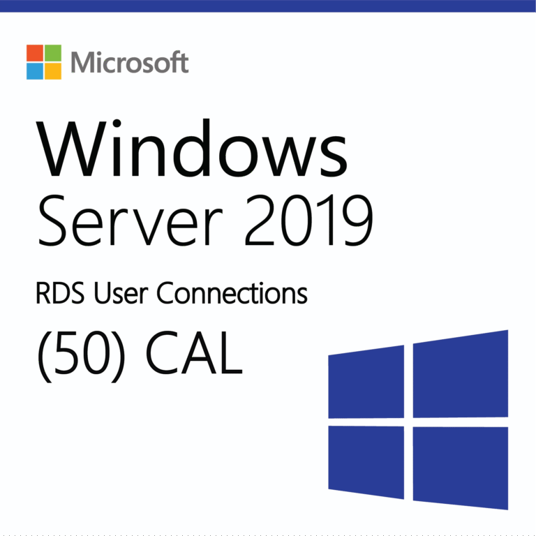 Windows Server 2019 RDS 50 User CAL License – Remote Desktop Access