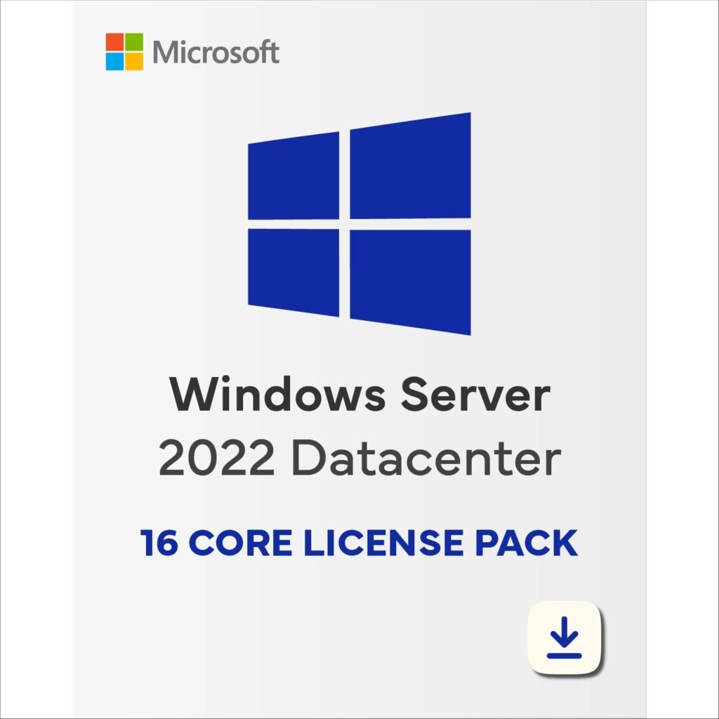 Windows Server 2022 Datacenter 16 Core License – Lifetime Activation