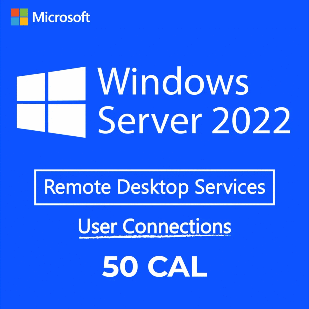 Microsoft Windows Server 2022 RDS 50 User CAL License Key